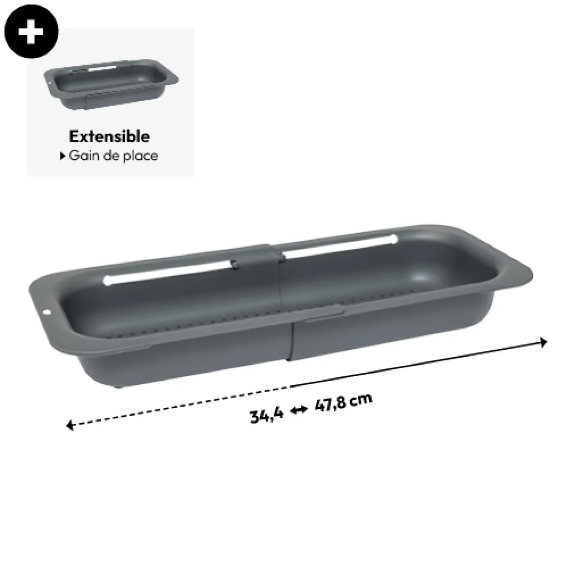 Passoire pour évier extensible