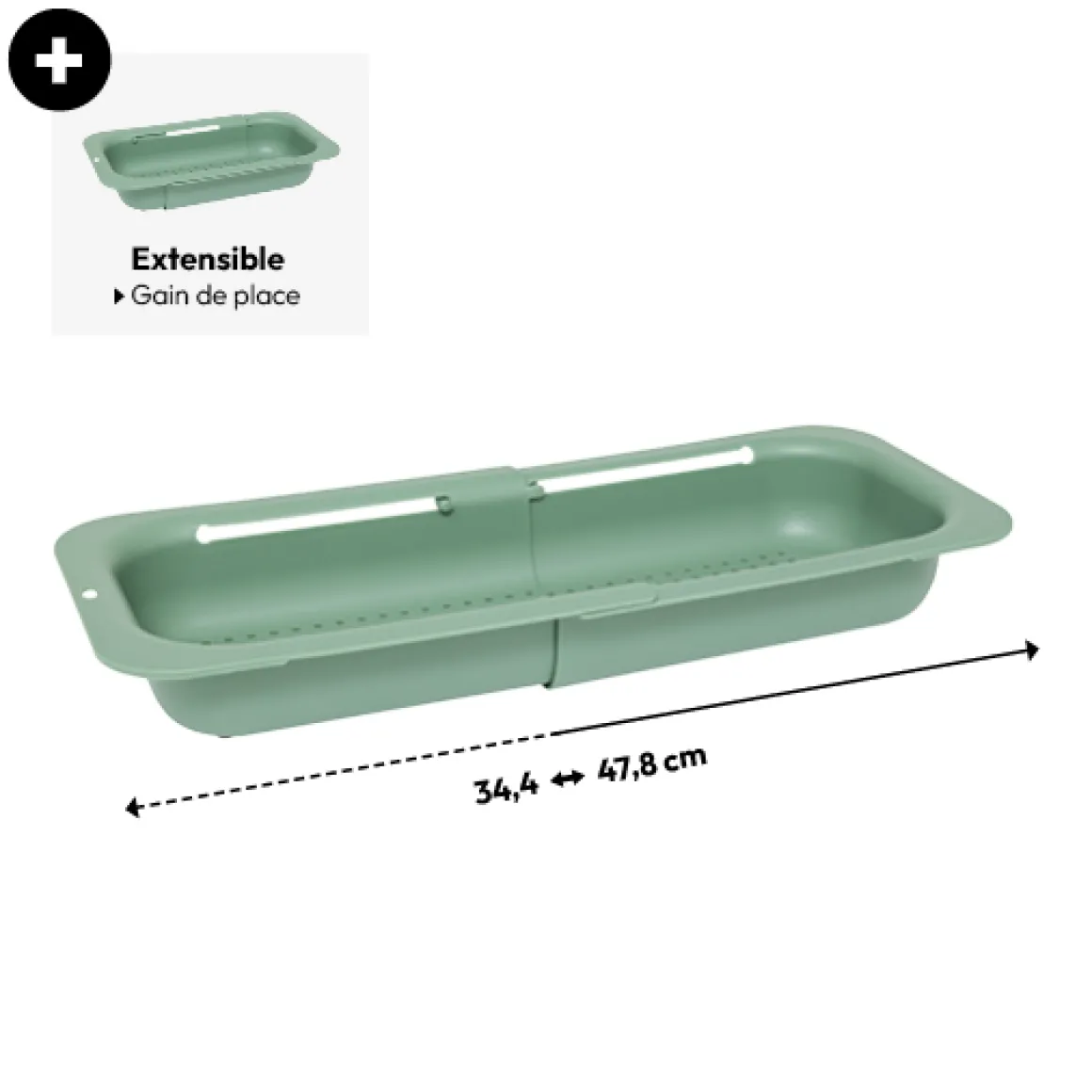 Passoire pour évier extensible