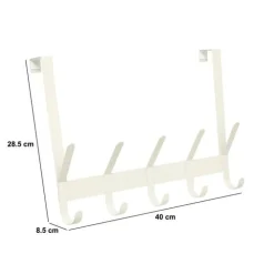 Patère, 10 accroches, l.40 cm