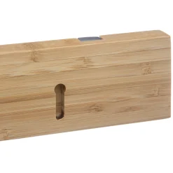 Patère 4 têtes pliantes bambou
