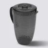 Pichet avec couvercle 2L, Gris charbon