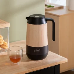 Pichet isotherme 1L, Effet bois naturel