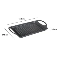 Plancha Aluminium, 45x27 cm