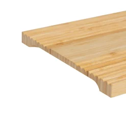 Planche à découper avec rainures, 30x24cm, Bambou