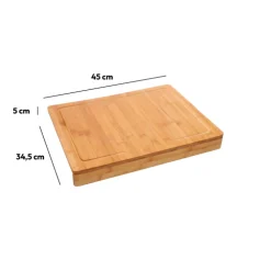 Planche à découper 45x34 cm, rebord