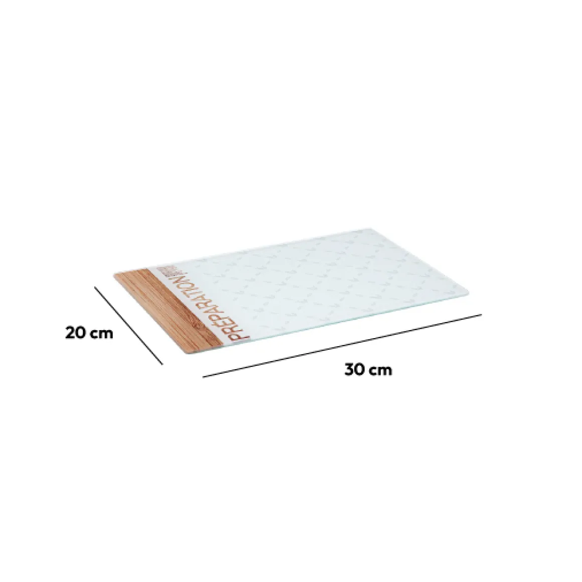 Planche à découper 30x20cm, verre