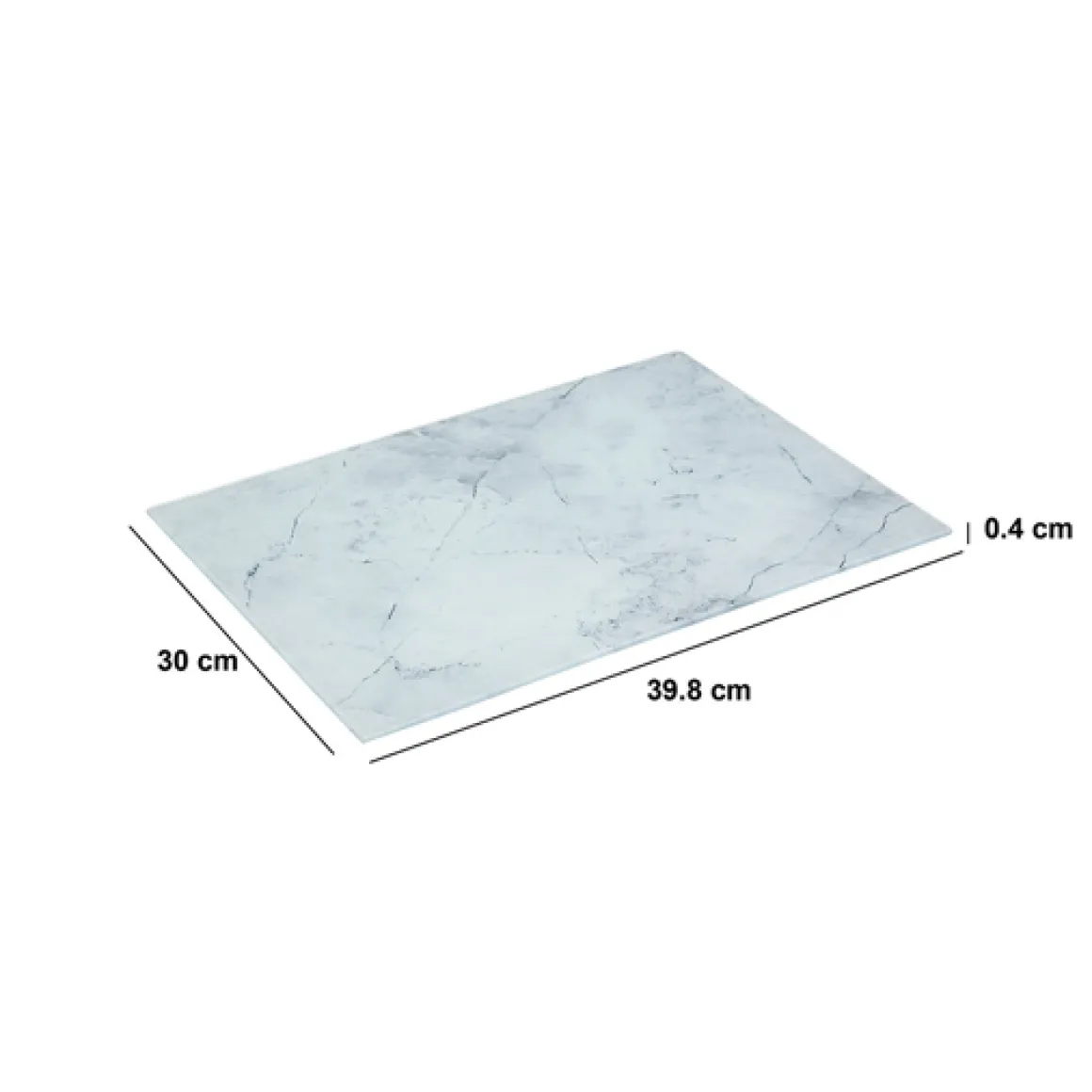 Planche à découper 40x30cm, Verre