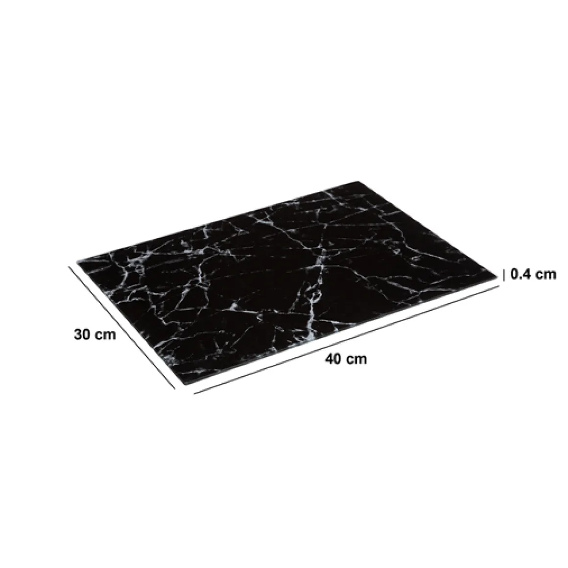 Planche à découper 40x30cm, Verre