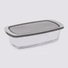 Plat à cake avec couvercle 27x14cm