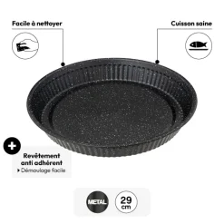 Plat à tarte 29cm, Acier