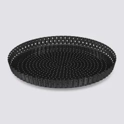 Plat à tarte perforé fond amovible, 32cm