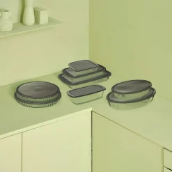 Plat ovale avec couvercle 30x21cm
