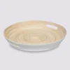 Plateau bambou 42cm, Blanc