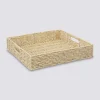 Plateau carré 35cm, Beige