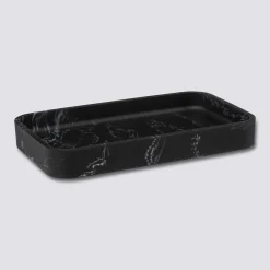 Plateau rectangle, Effet marbre noir