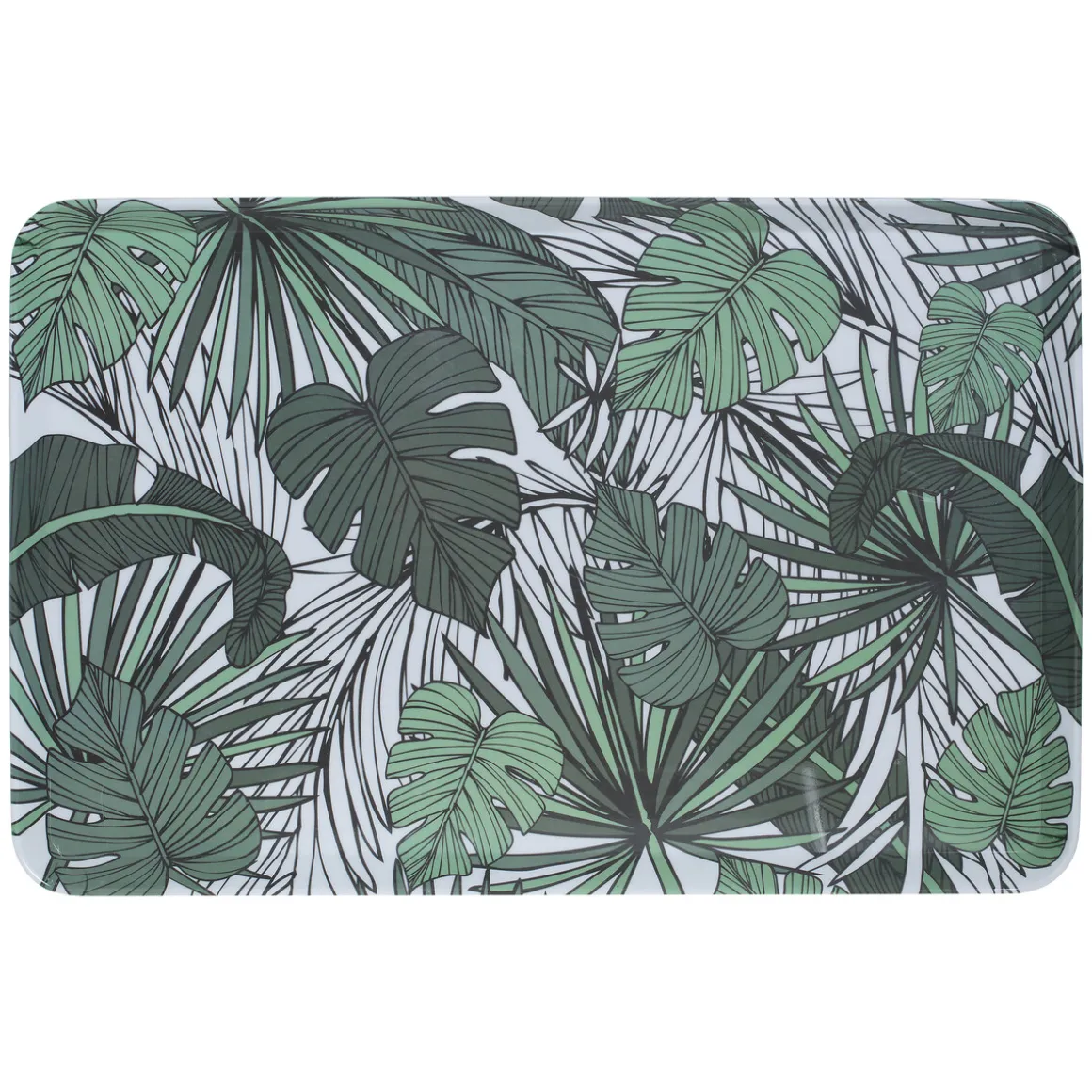 Plateau rectangle 45x30 cm, Jungle