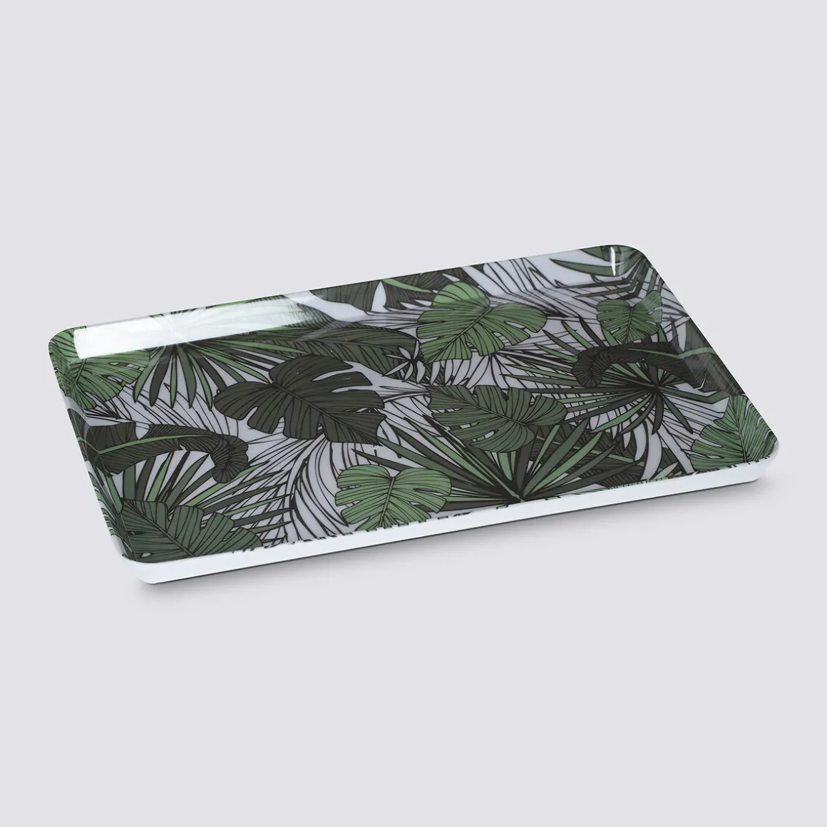 Plateau rectangle 30x22 cm, Jungle