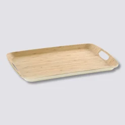 Plateau 46x31cm, Effet bambou