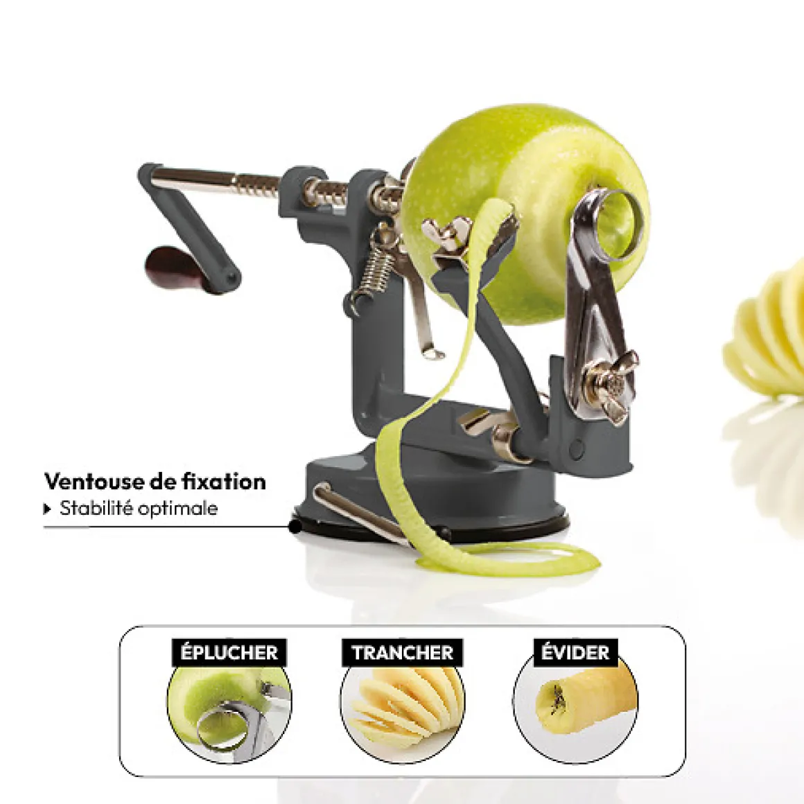 Éplucheur mécanique pommes