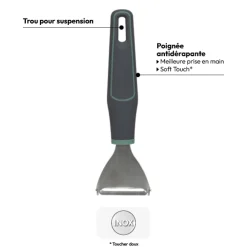 Éplucheur rasoir, inox