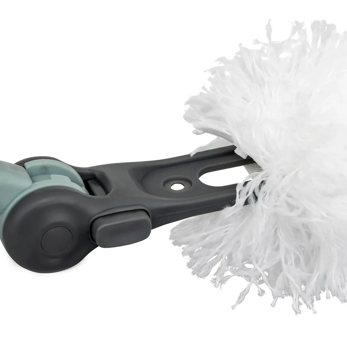 Plumeau orientable avec manche téléscopique, Gris