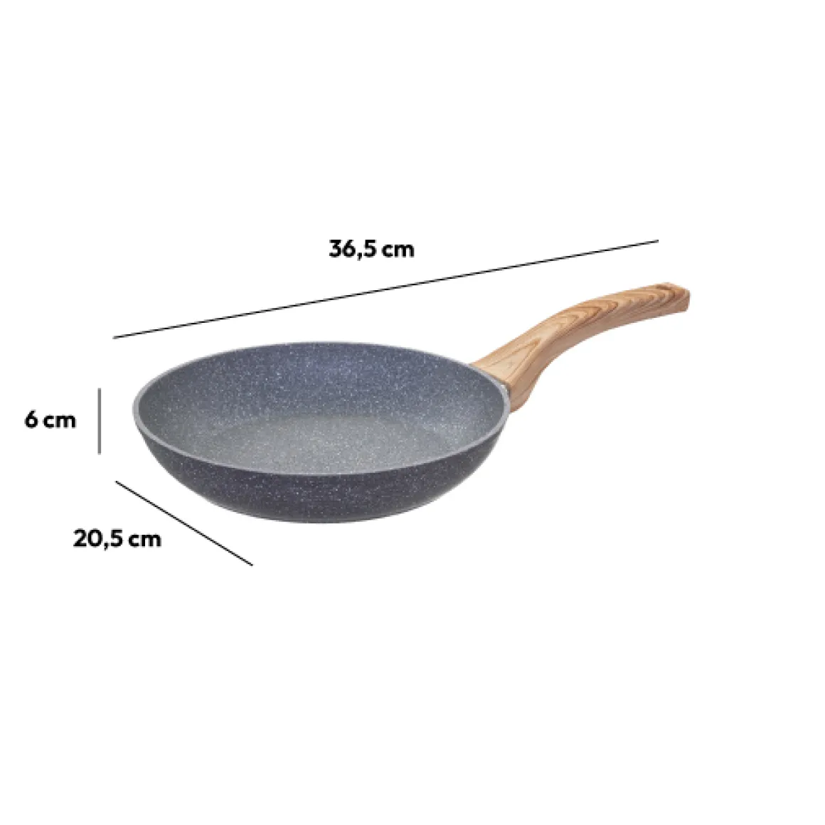 Poêle Aluminium forgé, 20 cm