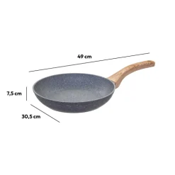 Poêle Aluminium forgé, 30 cm