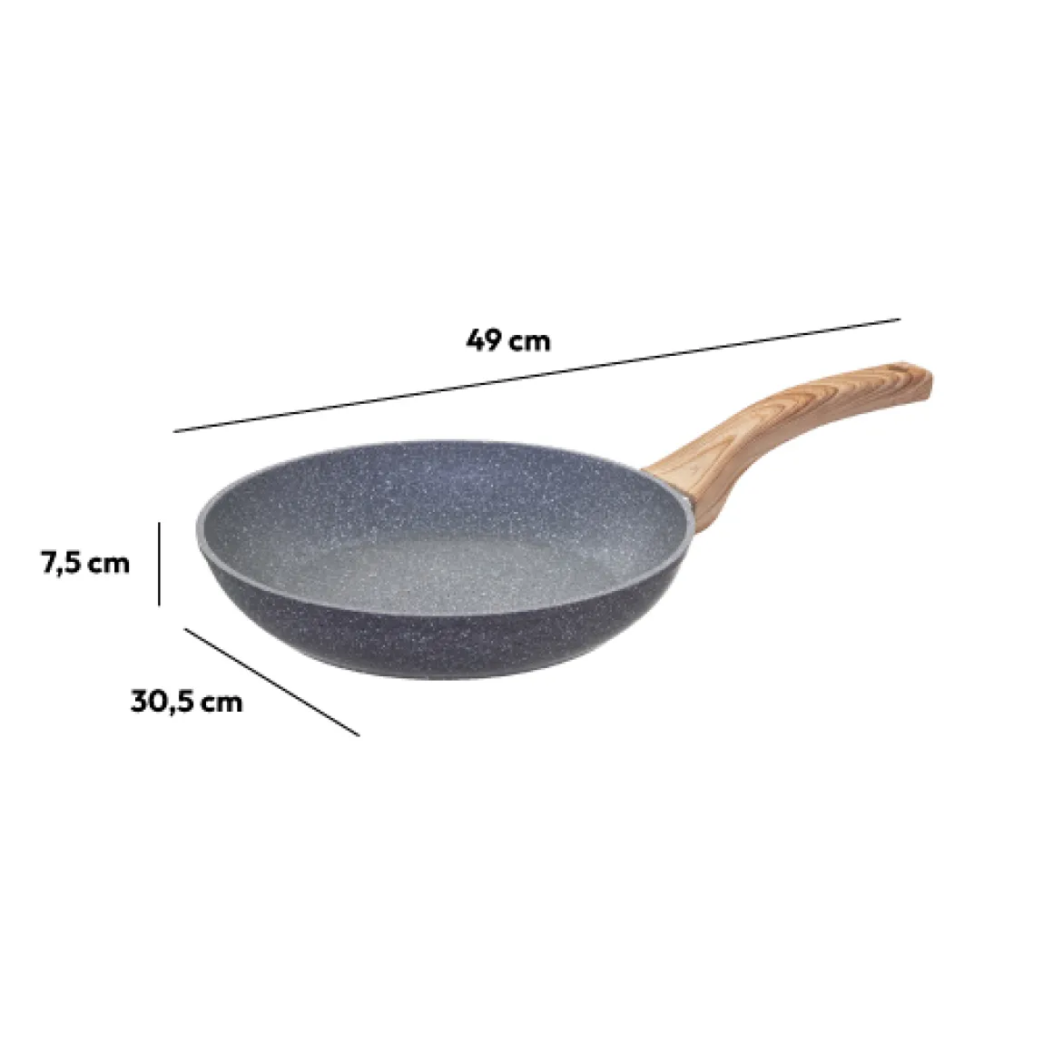 Poêle Aluminium forgé, 30 cm