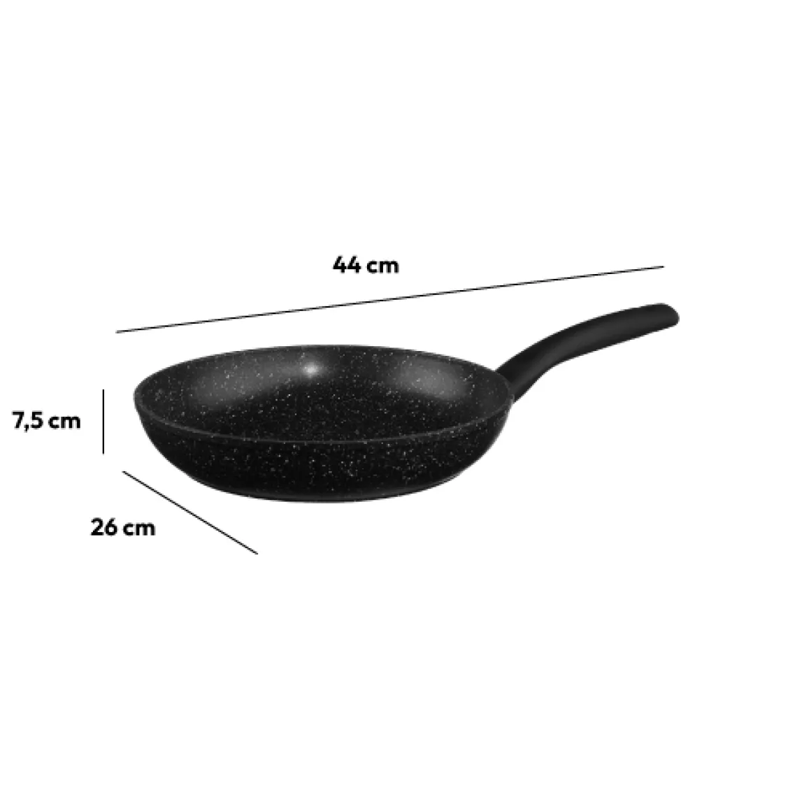 Poêle Aluminium forgé, 26 cm