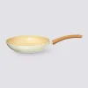 Poêle aluminium forgé beige, 24cm
