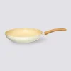 Poêle aluminium forgé beige, 28cm