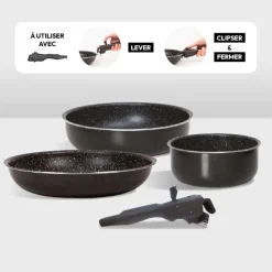 Poêle Aluminium pressé, 26 cm