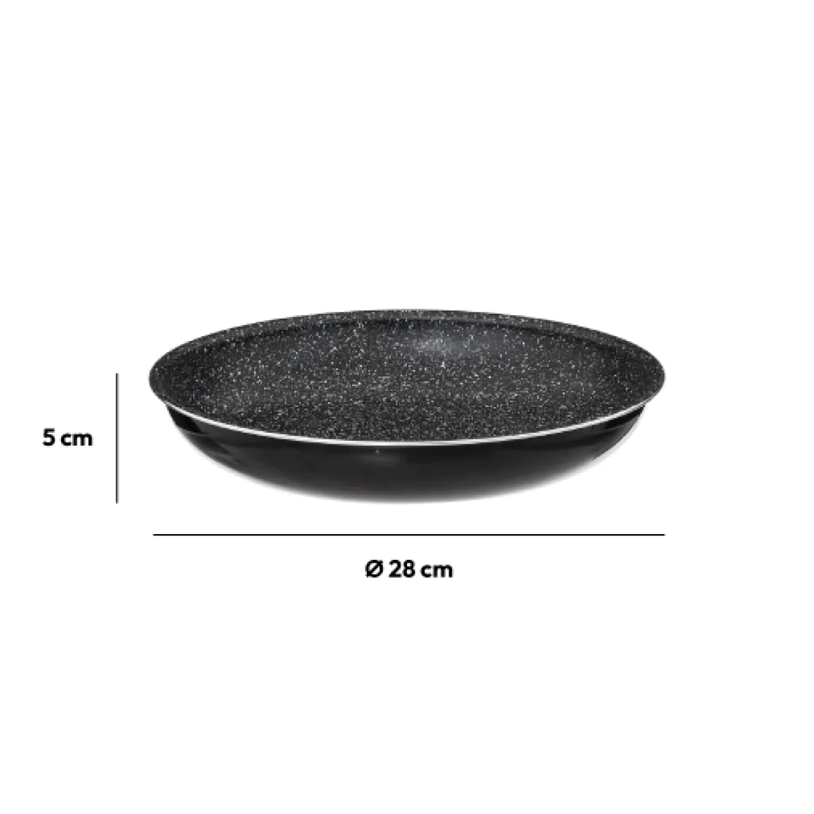 Poêle Aluminium pressé, 28 cm