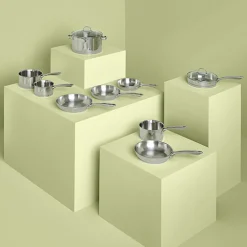 Poêle Inox, 28 cm
