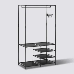 Portant à vêtements 4 niveaux métal