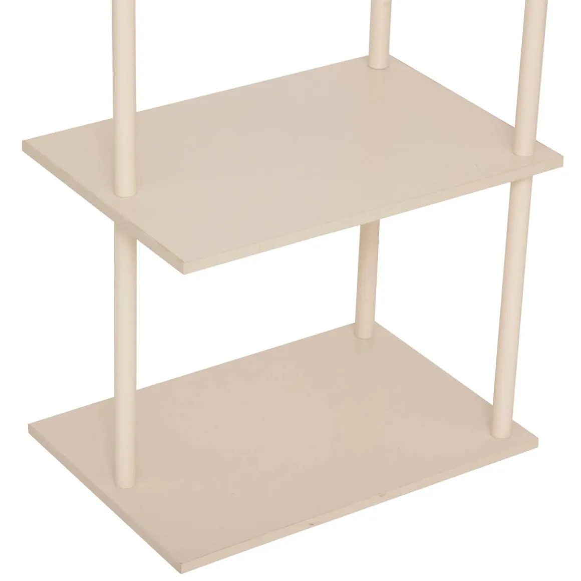 Portant à vêtements, 2, étagères, Argile