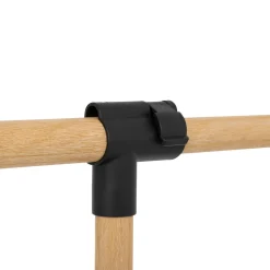 Portant à vêtements extensible, Effet bois