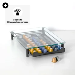 Porte capsules x60 avec tiroir