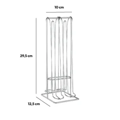 Porte-capsules x32, Chromé
