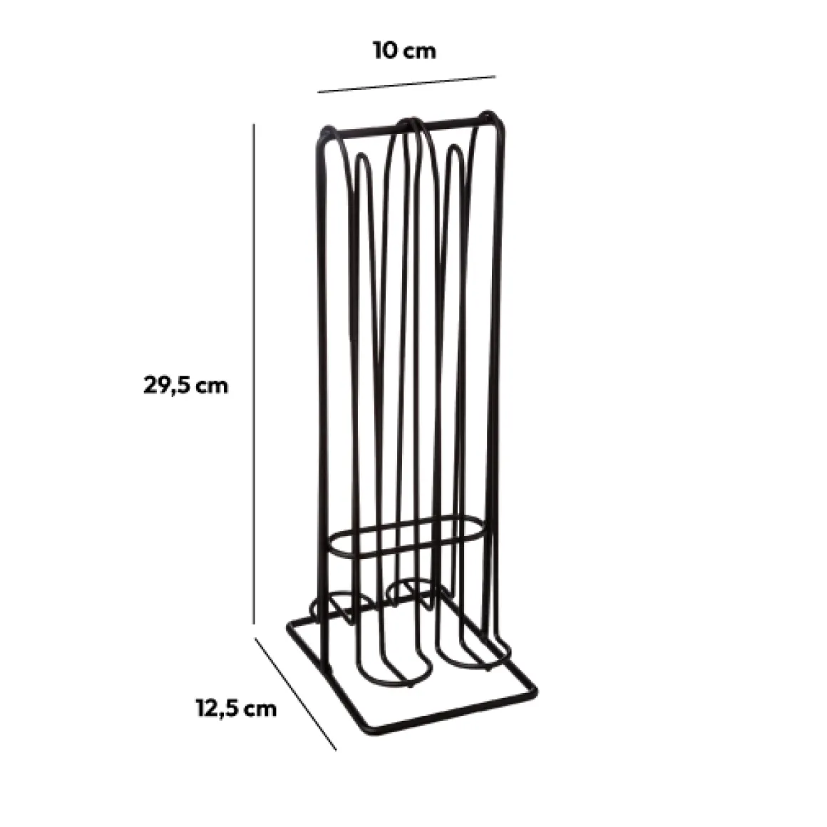 Porte-capsules x32, Noir