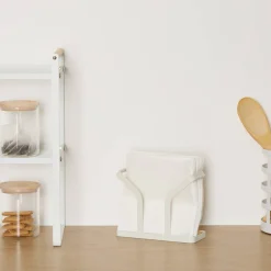 Porte-serviettes, Blanc