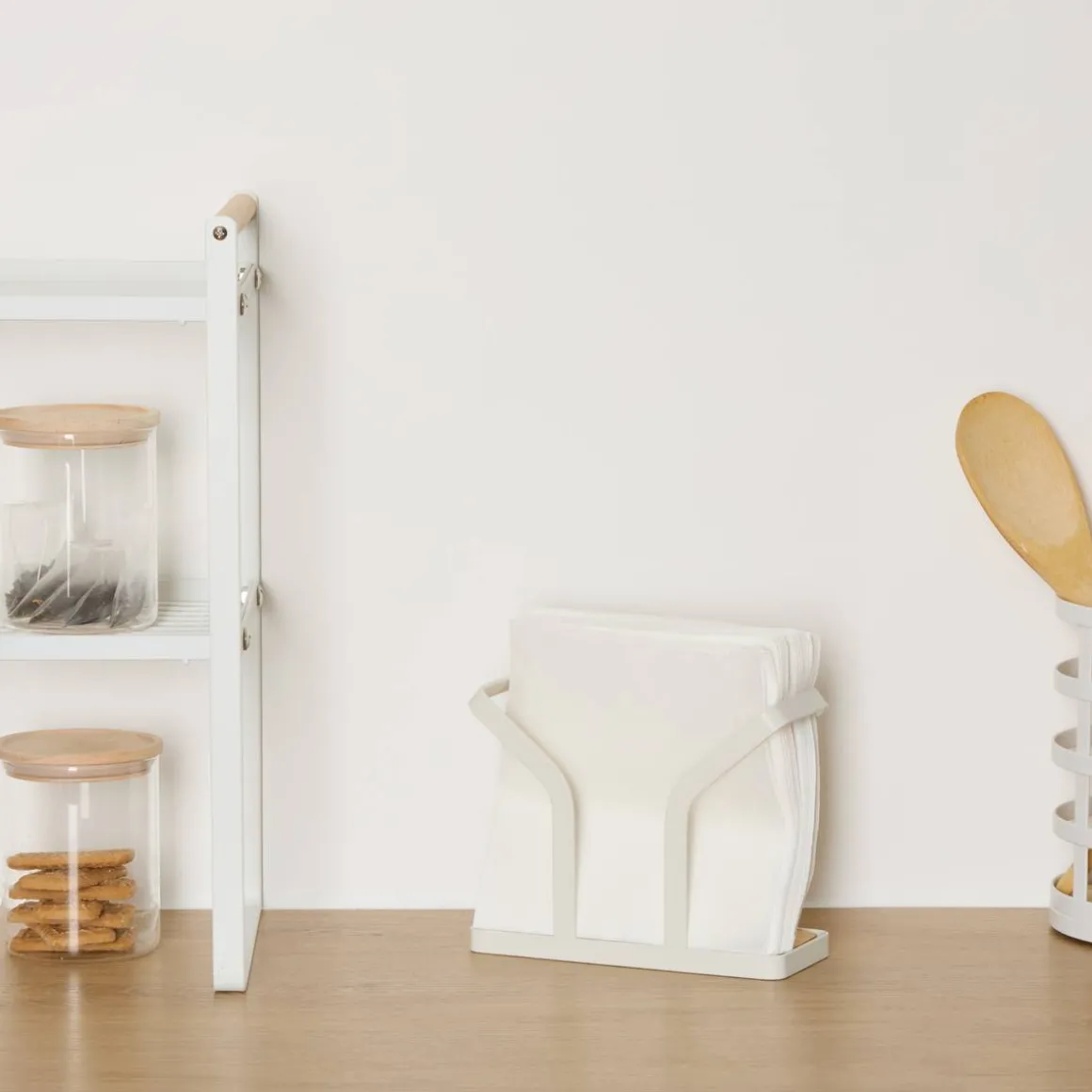 Porte-serviettes, Blanc