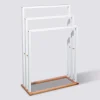 Porte-serviettes sur pieds, Blanc