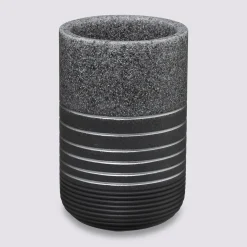 Pot à brosses à dents, Gris