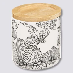 Pot à cotons, Noir et Blanc