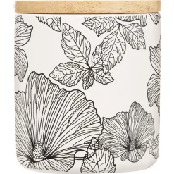 Pot à cotons, Noir et Blanc