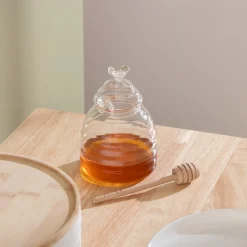 Pot à miel 400ml, avec cuillère