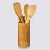 Pot à ustensiles avec 4 spatules