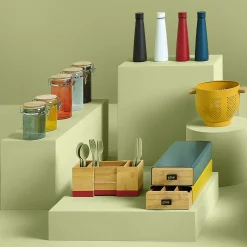 Pot à ustensiles extensible, Gris charbon
