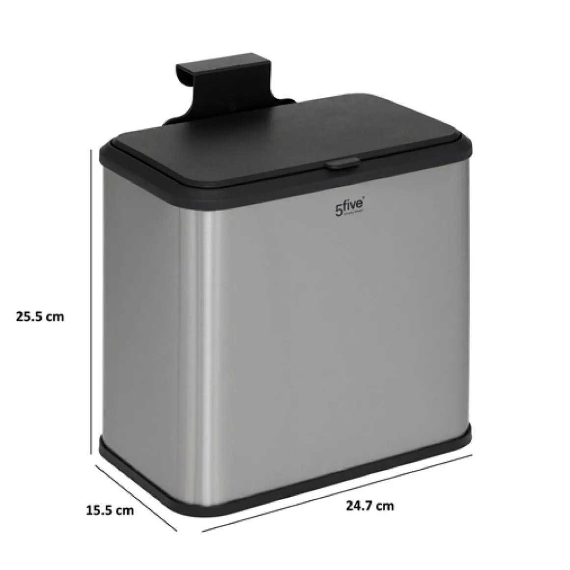 Poubelle à compost 5L, Inox